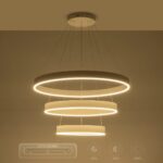 kelvo® VENOM KLV-101-0200-V2 Κρεμαστό Φωτιστικό Οροφής LED 120W 12000lm 120° AC 220-240V IP20 Ρυθμιζόμενο Λευκό CCT με Χειριστήριο από 2700K έως 6000K Dimmable – Lumileds SMD Chip – Λευκό Ματ – Μ80 x Π80 x Υ80cm – 3 Χρόνια Εγγύηση