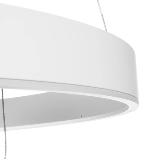 kelvo® VENOM KLV-101-0200-V2 Κρεμαστό Φωτιστικό Οροφής LED 120W 12000lm 120° AC 220-240V IP20 Ρυθμιζόμενο Λευκό CCT με Χειριστήριο από 2700K έως 6000K Dimmable – Lumileds SMD Chip – Λευκό Ματ – Μ80 x Π80 x Υ80cm – 3 Χρόνια Εγγύηση