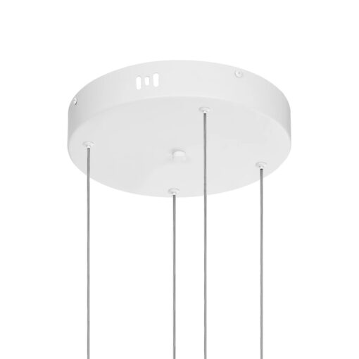 kelvo® VENOM KLV-101-0203 Κρεμαστό Φωτιστικό Οροφής LED 150W 15000lm 120° AC 220-240V IP20 Ρυθμιζόμενο Λευκό CCT με Χειριστήριο από 2700K έως 6000K Dimmable – Lumileds SMD Chip – Λευκό Ματ – Μ150 x Π90 x Υ60cm – 3 Χρόνια Εγγύηση