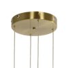 kelvo® VENOM KLV-101-0204 Κρεμαστό Φωτιστικό Οροφής LED 150W 15000lm 120° AC 220-240V IP20 Ρυθμιζόμενο Λευκό CCT με Χειριστήριο από 2700K έως 6000K Dimmable – Lumileds SMD Chip – Χρυσό Πλατίνα – Μ150 x Π90 x Υ60cm – 3 Χρόνια Εγγύηση