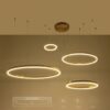 kelvo® VENOM KLV-101-0204 Κρεμαστό Φωτιστικό Οροφής LED 150W 15000lm 120° AC 220-240V IP20 Ρυθμιζόμενο Λευκό CCT με Χειριστήριο από 2700K έως 6000K Dimmable – Lumileds SMD Chip – Χρυσό Πλατίνα – Μ150 x Π90 x Υ60cm – 3 Χρόνια Εγγύηση