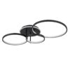 kelvo® NEMESIS KLV-101-0205 Φωτιστικό Οροφής LED 98W 9800lm 360° AC 220-240V IP20 Ρυθμιζόμενο Λευκό CCT με Χειριστήριο από 2700K έως 6000K Dimmable – Lumileds SMD Chip – Μαύρο Ματ – Μ89 x Π60 x Υ19cm – 3 Χρόνια Εγγύηση