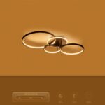 kelvo® NEMESIS KLV-101-0205 Φωτιστικό Οροφής LED 98W 9800lm 360° AC 220-240V IP20 Ρυθμιζόμενο Λευκό CCT με Χειριστήριο από 2700K έως 6000K Dimmable – Lumileds SMD Chip – Μαύρο Ματ – Μ89 x Π60 x Υ19cm – 3 Χρόνια Εγγύηση