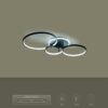 kelvo® NEMESIS KLV-101-0205 Φωτιστικό Οροφής LED 98W 9800lm 360° AC 220-240V IP20 Ρυθμιζόμενο Λευκό CCT με Χειριστήριο από 2700K έως 6000K Dimmable – Lumileds SMD Chip – Μαύρο Ματ – Μ89 x Π60 x Υ19cm – 3 Χρόνια Εγγύηση