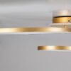 kelvo® NEMESIS KLV-101-0207 Φωτιστικό Οροφής LED 98W 9800lm 360° AC 220-240V IP20 Ρυθμιζόμενο Λευκό CCT με Χειριστήριο από 2700K έως 6000K Dimmable – Lumileds SMD Chip – Χρυσό Πλατίνα – Μ89 x Π60 x Υ19cm – 3 Χρόνια Εγγύηση