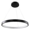 kelvo® NEMESIS KLV-101-0208 Κρεμαστό Φωτιστικό Οροφής LED 45W 4500lm 180° AC 220-240V IP20 Ρυθμιζόμενο Λευκό CCT με Χειριστήριο από 2700K έως 6000K Dimmable – Lumileds SMD Chip – Μαύρο Ματ – Μ60 x Π60 x Υ4cm – 3 Χρόνια Εγγύηση