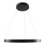 kelvo® NEMESIS KLV-101-0208 Κρεμαστό Φωτιστικό Οροφής LED 45W 4500lm 180° AC 220-240V IP20 Ρυθμιζόμενο Λευκό CCT με Χειριστήριο από 2700K έως 6000K Dimmable – Lumileds SMD Chip – Μαύρο Ματ – Μ60 x Π60 x Υ4cm – 3 Χρόνια Εγγύηση