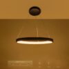 kelvo® NEMESIS KLV-101-0208 Κρεμαστό Φωτιστικό Οροφής LED 45W 4500lm 180° AC 220-240V IP20 Ρυθμιζόμενο Λευκό CCT με Χειριστήριο από 2700K έως 6000K Dimmable – Lumileds SMD Chip – Μαύρο Ματ – Μ60 x Π60 x Υ4cm – 3 Χρόνια Εγγύηση