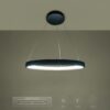 kelvo® NEMESIS KLV-101-0208 Κρεμαστό Φωτιστικό Οροφής LED 45W 4500lm 180° AC 220-240V IP20 Ρυθμιζόμενο Λευκό CCT με Χειριστήριο από 2700K έως 6000K Dimmable – Lumileds SMD Chip – Μαύρο Ματ – Μ60 x Π60 x Υ4cm – 3 Χρόνια Εγγύηση