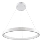 kelvo® NEMESIS KLV-101-0209 Κρεμαστό Φωτιστικό Οροφής LED 45W 4500lm 180° AC 220-240V IP20 Ρυθμιζόμενο Λευκό CCT με Χειριστήριο από 2700K έως 6000K Dimmable – Lumileds SMD Chip – Λευκό Ματ – Μ60 x Π60 x Υ4cm – 3 Χρόνια Εγγύηση