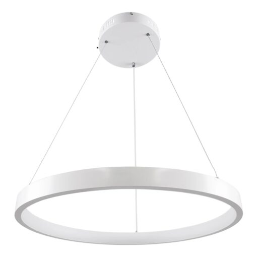 kelvo® NEMESIS KLV-101-0209 Κρεμαστό Φωτιστικό Οροφής LED 45W 4500lm 180° AC 220-240V IP20 Ρυθμιζόμενο Λευκό CCT με Χειριστήριο από 2700K έως 6000K Dimmable – Lumileds SMD Chip – Λευκό Ματ – Μ60 x Π60 x Υ4cm – 3 Χρόνια Εγγύηση