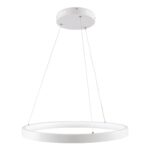 kelvo® NEMESIS KLV-101-0209 Κρεμαστό Φωτιστικό Οροφής LED 45W 4500lm 180° AC 220-240V IP20 Ρυθμιζόμενο Λευκό CCT με Χειριστήριο από 2700K έως 6000K Dimmable – Lumileds SMD Chip – Λευκό Ματ – Μ60 x Π60 x Υ4cm – 3 Χρόνια Εγγύηση