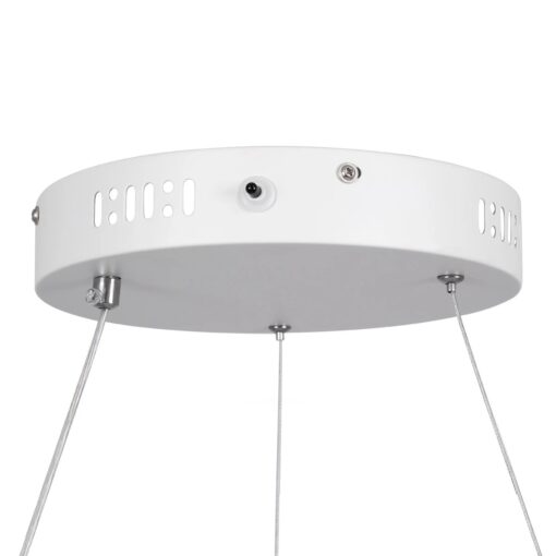 kelvo® NEMESIS KLV-101-0209 Κρεμαστό Φωτιστικό Οροφής LED 45W 4500lm 180° AC 220-240V IP20 Ρυθμιζόμενο Λευκό CCT με Χειριστήριο από 2700K έως 6000K Dimmable – Lumileds SMD Chip – Λευκό Ματ – Μ60 x Π60 x Υ4cm – 3 Χρόνια Εγγύηση