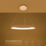 kelvo® NEMESIS KLV-101-0209 Κρεμαστό Φωτιστικό Οροφής LED 45W 4500lm 180° AC 220-240V IP20 Ρυθμιζόμενο Λευκό CCT με Χειριστήριο από 2700K έως 6000K Dimmable – Lumileds SMD Chip – Λευκό Ματ – Μ60 x Π60 x Υ4cm – 3 Χρόνια Εγγύηση
