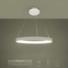 kelvo® NEMESIS KLV-101-0209 Κρεμαστό Φωτιστικό Οροφής LED 45W 4500lm 180° AC 220-240V IP20 Ρυθμιζόμενο Λευκό CCT με Χειριστήριο από 2700K έως 6000K Dimmable – Lumileds SMD Chip – Λευκό Ματ – Μ60 x Π60 x Υ4cm – 3 Χρόνια Εγγύηση