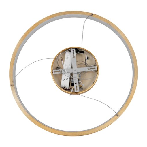 kelvo® NEMESIS KLV-101-0210 Κρεμαστό Φωτιστικό Οροφής LED 45W 4500lm 180° AC 220-240V IP20 Ρυθμιζόμενο Λευκό CCT με Χειριστήριο από 2700K έως 6000K Dimmable – Lumileds SMD Chip – Χρυσό Πλατίνα – Μ60 x Π60 x Υ4cm – 3 Χρόνια Εγγύηση
