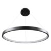 kelvo® NEMESIS KLV-101-0211 Κρεμαστό Φωτιστικό Οροφής LED 67W 6700lm 180° AC 220-240V IP20 Ρυθμιζόμενο Λευκό CCT με Χειριστήριο από 2700K έως 6000K Dimmable – Lumileds SMD Chip – Μαύρο Ματ – Μ80 x Π80 x Υ4cm – 3 Χρόνια Εγγύηση