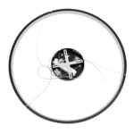 kelvo® NEMESIS KLV-101-0211 Κρεμαστό Φωτιστικό Οροφής LED 67W 6700lm 180° AC 220-240V IP20 Ρυθμιζόμενο Λευκό CCT με Χειριστήριο από 2700K έως 6000K Dimmable – Lumileds SMD Chip – Μαύρο Ματ – Μ80 x Π80 x Υ4cm – 3 Χρόνια Εγγύηση