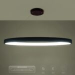 kelvo® NEMESIS KLV-101-0211 Κρεμαστό Φωτιστικό Οροφής LED 67W 6700lm 180° AC 220-240V IP20 Ρυθμιζόμενο Λευκό CCT με Χειριστήριο από 2700K έως 6000K Dimmable – Lumileds SMD Chip – Μαύρο Ματ – Μ80 x Π80 x Υ4cm – 3 Χρόνια Εγγύηση