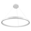 kelvo® NEMESIS KLV-101-0212 Κρεμαστό Φωτιστικό Οροφής LED 67W 6700lm 180° AC 220-240V IP20 Ρυθμιζόμενο Λευκό CCT με Χειριστήριο από 2700K έως 6000K Dimmable – Lumileds SMD Chip – Λευκό Ματ – Μ80 x Π80 x Υ4cm – 3 Χρόνια Εγγύηση