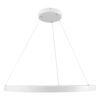 kelvo® NEMESIS KLV-101-0212 Κρεμαστό Φωτιστικό Οροφής LED 67W 6700lm 180° AC 220-240V IP20 Ρυθμιζόμενο Λευκό CCT με Χειριστήριο από 2700K έως 6000K Dimmable – Lumileds SMD Chip – Λευκό Ματ – Μ80 x Π80 x Υ4cm – 3 Χρόνια Εγγύηση