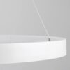 kelvo® NEMESIS KLV-101-0212 Κρεμαστό Φωτιστικό Οροφής LED 67W 6700lm 180° AC 220-240V IP20 Ρυθμιζόμενο Λευκό CCT με Χειριστήριο από 2700K έως 6000K Dimmable – Lumileds SMD Chip – Λευκό Ματ – Μ80 x Π80 x Υ4cm – 3 Χρόνια Εγγύηση