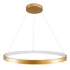 kelvo® NEMESIS KLV-101-0213 Κρεμαστό Φωτιστικό Οροφής LED 67W 6700lm 180° AC 220-240V IP20 Ρυθμιζόμενο Λευκό CCT με Χειριστήριο από 2700K έως 6000K Dimmable – Lumileds SMD Chip – Χρυσό Πλατίνα – Μ80 x Π80 x Υ4cm – 3 Χρόνια Εγγύηση