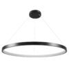kelvo® NEMESIS KLV-101-0214 Κρεμαστό Φωτιστικό Οροφής LED 75W 7500lm 180° AC 220-240V IP20 Ρυθμιζόμενο Λευκό CCT με Χειριστήριο από 2700K έως 6000K Dimmable – Lumileds SMD Chip – Μαύρο Ματ – Μ100 x Π100 x Υ4cm – 3 Χρόνια Εγγύηση