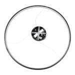 kelvo® NEMESIS KLV-101-0214 Κρεμαστό Φωτιστικό Οροφής LED 75W 7500lm 180° AC 220-240V IP20 Ρυθμιζόμενο Λευκό CCT με Χειριστήριο από 2700K έως 6000K Dimmable – Lumileds SMD Chip – Μαύρο Ματ – Μ100 x Π100 x Υ4cm – 3 Χρόνια Εγγύηση