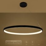 kelvo® NEMESIS KLV-101-0214 Κρεμαστό Φωτιστικό Οροφής LED 75W 7500lm 180° AC 220-240V IP20 Ρυθμιζόμενο Λευκό CCT με Χειριστήριο από 2700K έως 6000K Dimmable – Lumileds SMD Chip – Μαύρο Ματ – Μ100 x Π100 x Υ4cm – 3 Χρόνια Εγγύηση