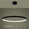 kelvo® NEMESIS KLV-101-0214 Κρεμαστό Φωτιστικό Οροφής LED 75W 7500lm 180° AC 220-240V IP20 Ρυθμιζόμενο Λευκό CCT με Χειριστήριο από 2700K έως 6000K Dimmable – Lumileds SMD Chip – Μαύρο Ματ – Μ100 x Π100 x Υ4cm – 3 Χρόνια Εγγύηση