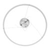 kelvo® NEMESIS KLV-101-0215 Κρεμαστό Φωτιστικό Οροφής LED 75W 7500lm 180° AC 220-240V IP20 Ρυθμιζόμενο Λευκό CCT με Χειριστήριο από 2700K έως 6000K Dimmable – Lumileds SMD Chip – Λευκό Ματ – Μ100 x Π100 x Υ4cm – 3 Χρόνια Εγγύηση