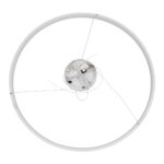 kelvo® NEMESIS KLV-101-0215 Κρεμαστό Φωτιστικό Οροφής LED 75W 7500lm 180° AC 220-240V IP20 Ρυθμιζόμενο Λευκό CCT με Χειριστήριο από 2700K έως 6000K Dimmable – Lumileds SMD Chip – Λευκό Ματ – Μ100 x Π100 x Υ4cm – 3 Χρόνια Εγγύηση