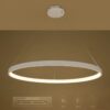 kelvo® NEMESIS KLV-101-0215 Κρεμαστό Φωτιστικό Οροφής LED 75W 7500lm 180° AC 220-240V IP20 Ρυθμιζόμενο Λευκό CCT με Χειριστήριο από 2700K έως 6000K Dimmable – Lumileds SMD Chip – Λευκό Ματ – Μ100 x Π100 x Υ4cm – 3 Χρόνια Εγγύηση