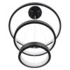 kelvo® NEMESIS KLV-101-0217 Κρεμαστό Φωτιστικό Οροφής LED 100W 10000lm 180° AC 220-240V IP20 Ρυθμιζόμενο Λευκό CCT με Χειριστήριο από 2700K έως 6000K Dimmable – Lumileds SMD Chip – Μαύρο Ματ – Μ60 x Π60 x Υ60cm – 3 Χρόνια Εγγύηση
