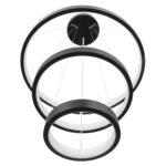 kelvo® NEMESIS KLV-101-0217 Κρεμαστό Φωτιστικό Οροφής LED 100W 10000lm 180° AC 220-240V IP20 Ρυθμιζόμενο Λευκό CCT με Χειριστήριο από 2700K έως 6000K Dimmable – Lumileds SMD Chip – Μαύρο Ματ – Μ60 x Π60 x Υ60cm – 3 Χρόνια Εγγύηση