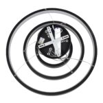 kelvo® NEMESIS KLV-101-0217 Κρεμαστό Φωτιστικό Οροφής LED 100W 10000lm 180° AC 220-240V IP20 Ρυθμιζόμενο Λευκό CCT με Χειριστήριο από 2700K έως 6000K Dimmable – Lumileds SMD Chip – Μαύρο Ματ – Μ60 x Π60 x Υ60cm – 3 Χρόνια Εγγύηση