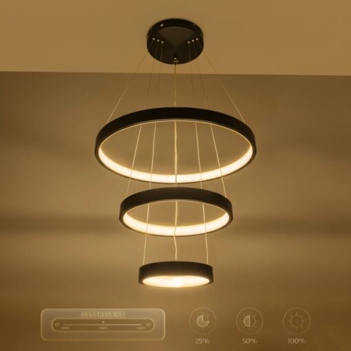 kelvo® NEMESIS KLV-101-0217-V2 Κρεμαστό Φωτιστικό Οροφής LED 100W 10000lm 180° AC 220-240V IP20 Ρυθμιζόμενο Λευκό CCT με Χειριστήριο από 2700K έως 6000K Dimmable – Lumileds SMD Chip – Μαύρο Ματ – Μ60 x Π60 x Υ60cm – 3 Χρόνια Εγγύηση