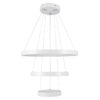 kelvo® NEMESIS KLV-101-0218 Κρεμαστό Φωτιστικό Οροφής LED 100W 10000lm 180° AC 220-240V IP20 Ρυθμιζόμενο Λευκό CCT με Χειριστήριο από 2700K έως 6000K Dimmable – Lumileds SMD Chip – Λευκό Ματ – Μ60 x Π60 x Υ60cm – 3 Χρόνια Εγγύηση