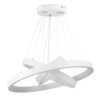kelvo® NEMESIS KLV-101-0218 Κρεμαστό Φωτιστικό Οροφής LED 100W 10000lm 180° AC 220-240V IP20 Ρυθμιζόμενο Λευκό CCT με Χειριστήριο από 2700K έως 6000K Dimmable – Lumileds SMD Chip – Λευκό Ματ – Μ60 x Π60 x Υ60cm – 3 Χρόνια Εγγύηση