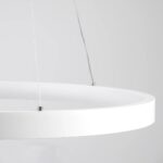 kelvo® NEMESIS KLV-101-0218 Κρεμαστό Φωτιστικό Οροφής LED 100W 10000lm 180° AC 220-240V IP20 Ρυθμιζόμενο Λευκό CCT με Χειριστήριο από 2700K έως 6000K Dimmable – Lumileds SMD Chip – Λευκό Ματ – Μ60 x Π60 x Υ60cm – 3 Χρόνια Εγγύηση