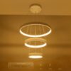 kelvo® NEMESIS KLV-101-0218 Κρεμαστό Φωτιστικό Οροφής LED 100W 10000lm 180° AC 220-240V IP20 Ρυθμιζόμενο Λευκό CCT με Χειριστήριο από 2700K έως 6000K Dimmable – Lumileds SMD Chip – Λευκό Ματ – Μ60 x Π60 x Υ60cm – 3 Χρόνια Εγγύηση