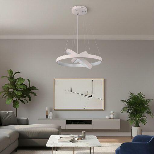 kelvo® NEMESIS KLV-101-0218-V2 Κρεμαστό Φωτιστικό Οροφής LED 100W 10000lm 180° AC 220-240V IP20 Ρυθμιζόμενο Λευκό CCT με Χειριστήριο από 2700K έως 6000K Dimmable – Lumileds SMD Chip – Λευκό Ματ – Μ60 x Π60 x Υ60cm – 3 Χρόνια Εγγύηση