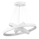 kelvo® NEMESIS KLV-101-0218-V2 Κρεμαστό Φωτιστικό Οροφής LED 100W 10000lm 180° AC 220-240V IP20 Ρυθμιζόμενο Λευκό CCT με Χειριστήριο από 2700K έως 6000K Dimmable – Lumileds SMD Chip – Λευκό Ματ – Μ60 x Π60 x Υ60cm – 3 Χρόνια Εγγύηση