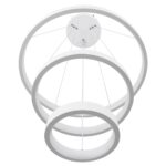 kelvo® NEMESIS KLV-101-0218-V2 Κρεμαστό Φωτιστικό Οροφής LED 100W 10000lm 180° AC 220-240V IP20 Ρυθμιζόμενο Λευκό CCT με Χειριστήριο από 2700K έως 6000K Dimmable – Lumileds SMD Chip – Λευκό Ματ – Μ60 x Π60 x Υ60cm – 3 Χρόνια Εγγύηση