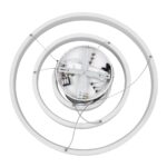 kelvo® NEMESIS KLV-101-0218-V2 Κρεμαστό Φωτιστικό Οροφής LED 100W 10000lm 180° AC 220-240V IP20 Ρυθμιζόμενο Λευκό CCT με Χειριστήριο από 2700K έως 6000K Dimmable – Lumileds SMD Chip – Λευκό Ματ – Μ60 x Π60 x Υ60cm – 3 Χρόνια Εγγύηση