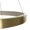 kelvo® NEMESIS KLV-101-0219 Κρεμαστό Φωτιστικό Οροφής LED 100W 10000lm 180° AC 220-240V IP20 Ρυθμιζόμενο Λευκό CCT με Χειριστήριο από 2700K έως 6000K Dimmable – Lumileds SMD Chip – Χρυσό Πλατίνα – Μ60 x Π60 x Υ60cm – 3 Χρόνια Εγγύηση