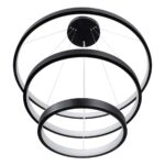 kelvo® NEMESIS KLV-101-0220 Κρεμαστό Φωτιστικό Οροφής LED 120W 12000lm 180° AC 220-240V IP20 Ρυθμιζόμενο Λευκό CCT με Χειριστήριο από 2700K έως 6000K Dimmable – Lumileds SMD Chip – Μαύρο Ματ – Μ80 x Π80 x Υ80cm – 3 Χρόνια Εγγύηση