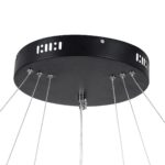 kelvo® NEMESIS KLV-101-0220 Κρεμαστό Φωτιστικό Οροφής LED 120W 12000lm 180° AC 220-240V IP20 Ρυθμιζόμενο Λευκό CCT με Χειριστήριο από 2700K έως 6000K Dimmable – Lumileds SMD Chip – Μαύρο Ματ – Μ80 x Π80 x Υ80cm – 3 Χρόνια Εγγύηση