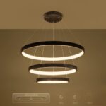 kelvo® NEMESIS KLV-101-0220-V2 Κρεμαστό Φωτιστικό Οροφής LED 120W 12000lm 180° AC 220-240V IP20 Ρυθμιζόμενο Λευκό CCT με Χειριστήριο από 2700K έως 6000K Dimmable – Lumileds SMD Chip – Μαύρο Ματ – Μ80 x Π80 x Υ80cm – 3 Χρόνια Εγγύηση